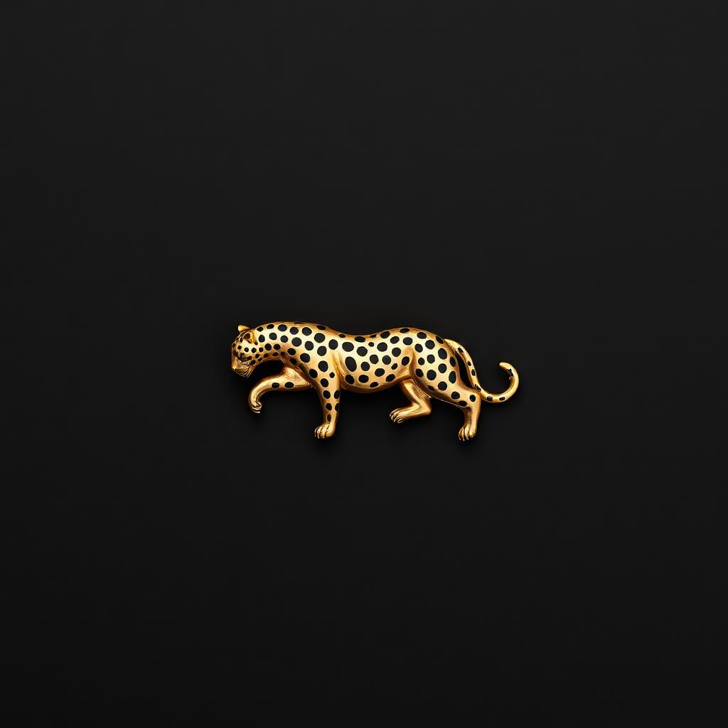 Broche Léopard