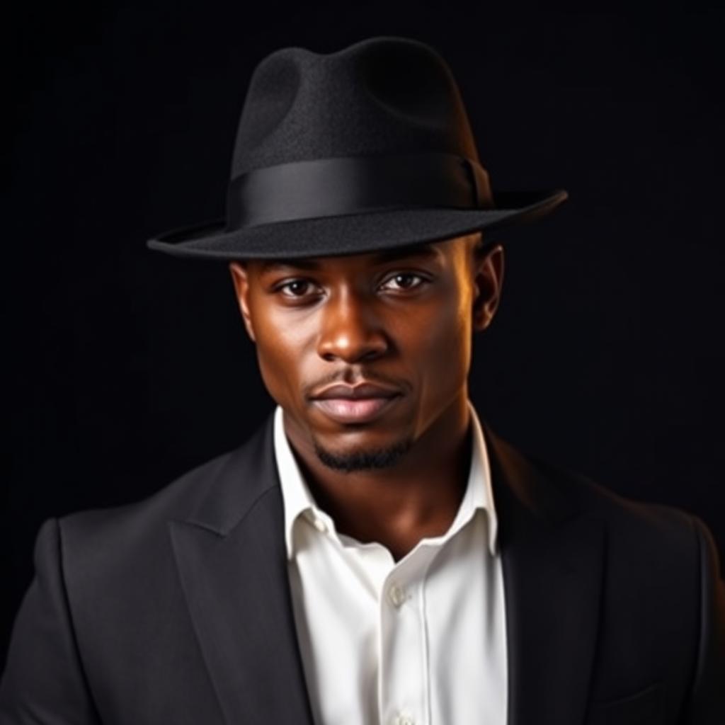 Fedora Noir Absolu